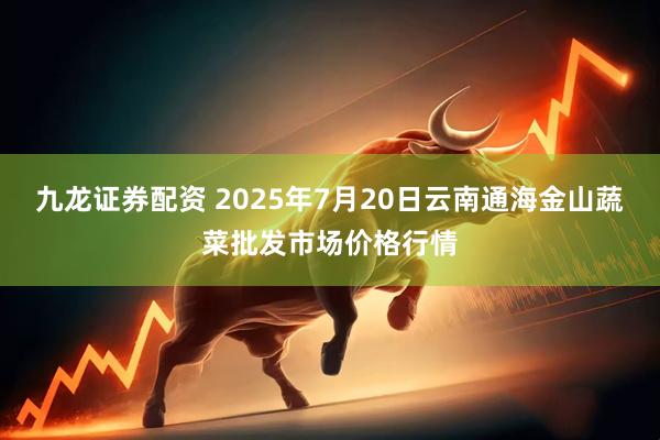 九龙证券配资 2025年7月20日云南通海金山蔬菜批发市场价格行情